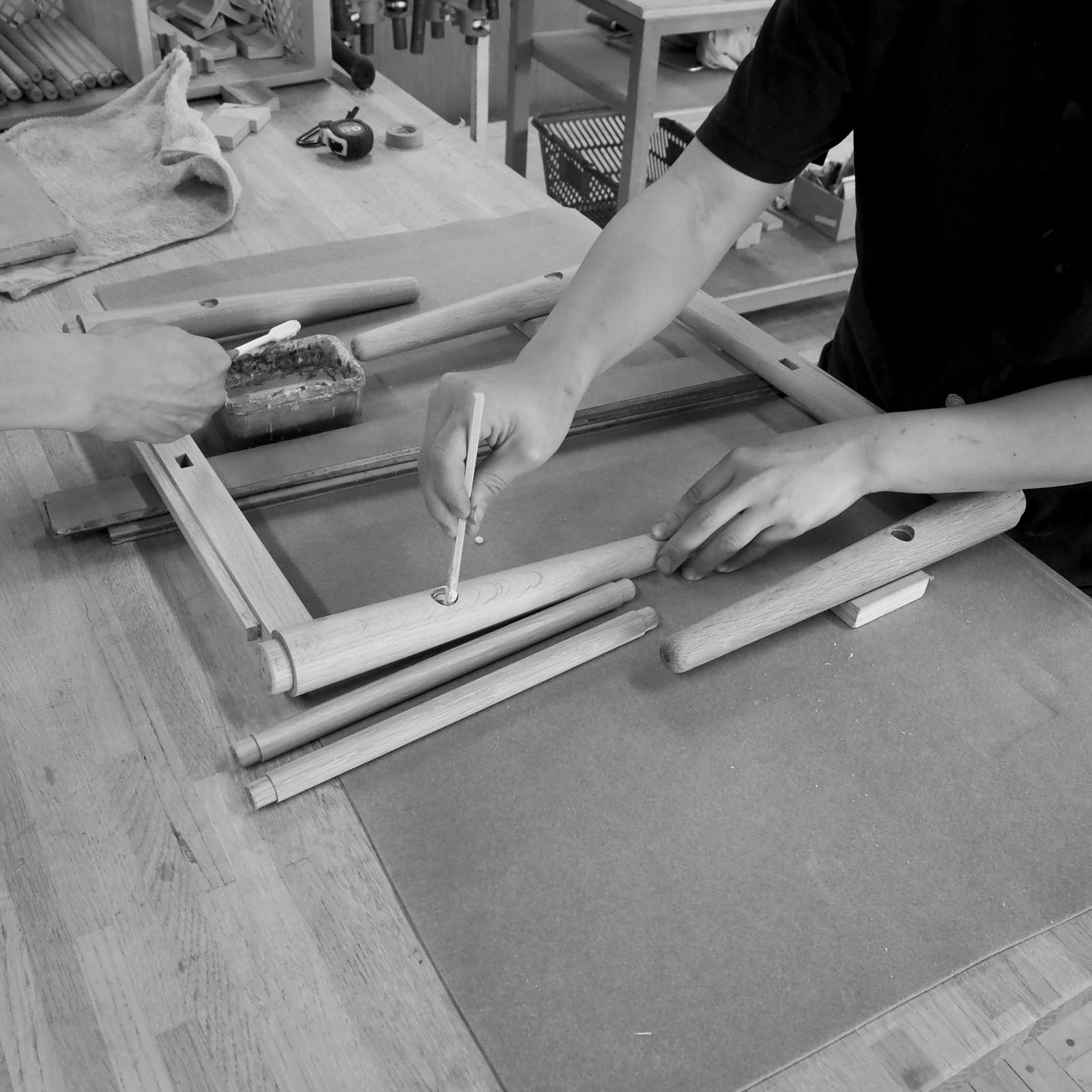 Process of Indsande - daybed, table & stool
